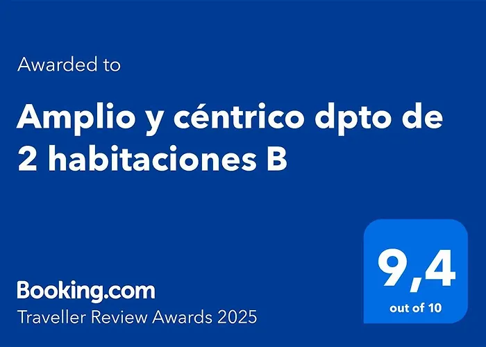Amplio Y Centrico Dpto De 2 Habitaciones B